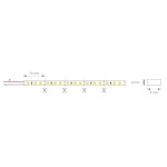 Tira LED 5 mts Flexible 75W 980 Led SMD 3014 IP20 8200ºK, 4mm ancho, Serie PREMIUM